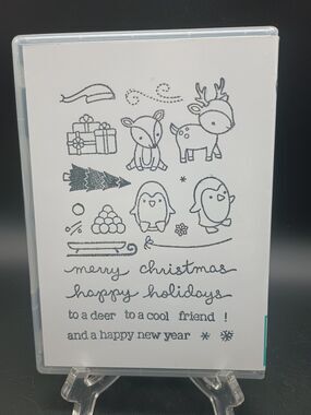 Lawn Fawn Toboggan Together Stamp set And Die Set